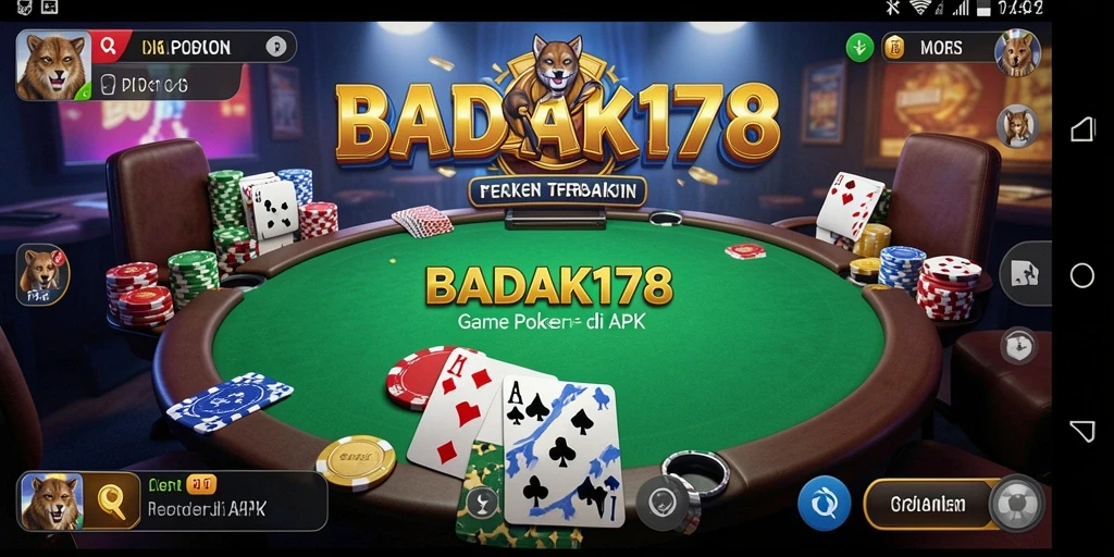 Gameplay seru BADAK178 dalam aksi poker yang mendebarkan.