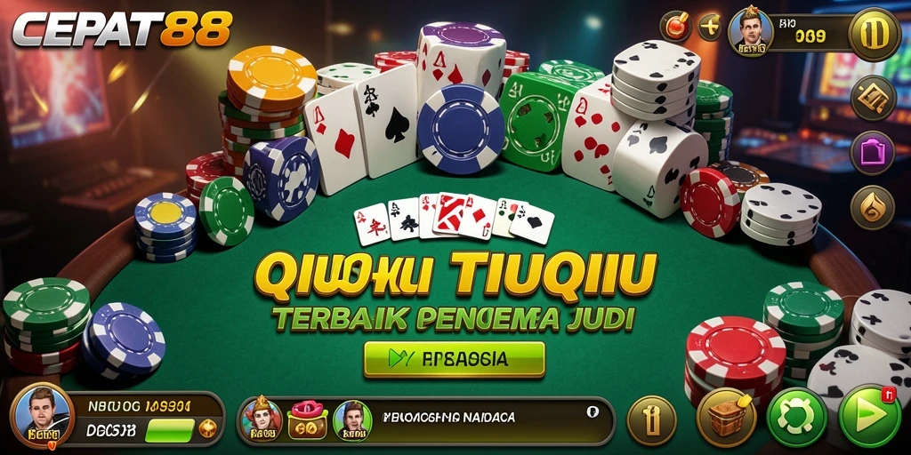 Gameplay QiuQiu yang seru dan mendebarkan.