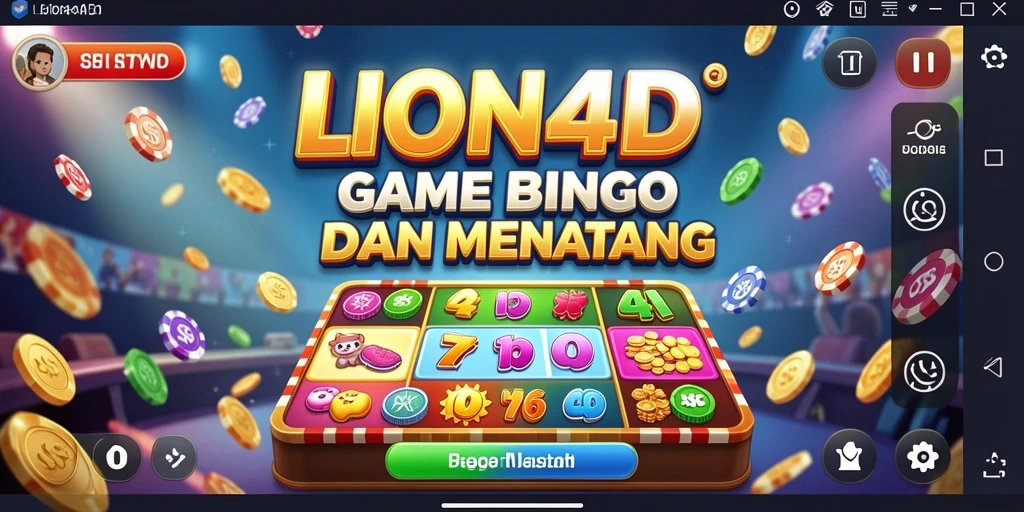Tampilan menarik dari gameplay Bingo LION4D yang seru.