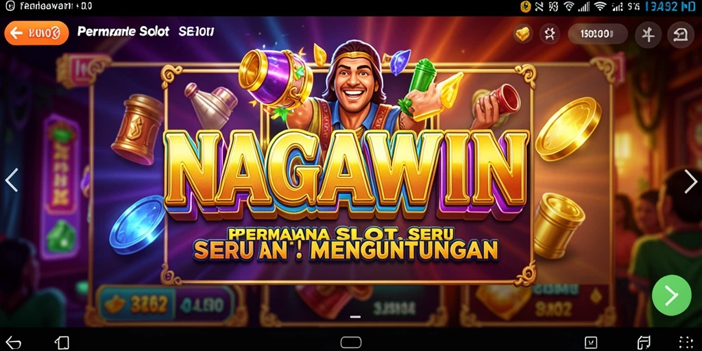 Tangkapan layar gameplay NAGAWIN yang penuh aksi dan seru.