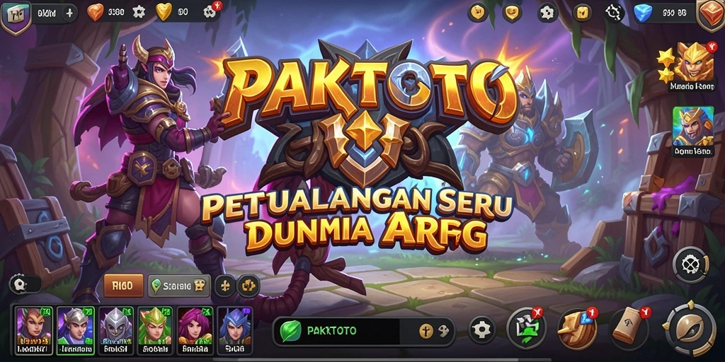 Screenshot utama PAKTOTO menampilkan aksi pertarungan yang mendebarkan di dunia ARPG.